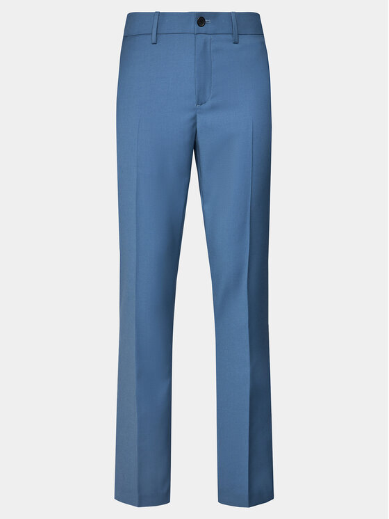 Sisley Sisley Hlače 4KI356Y89 Plava Slim Fit