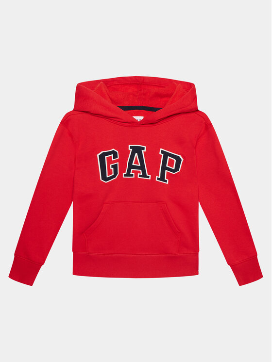 Gap Gap Felpa 516663-03 Rosso Regular Fit
