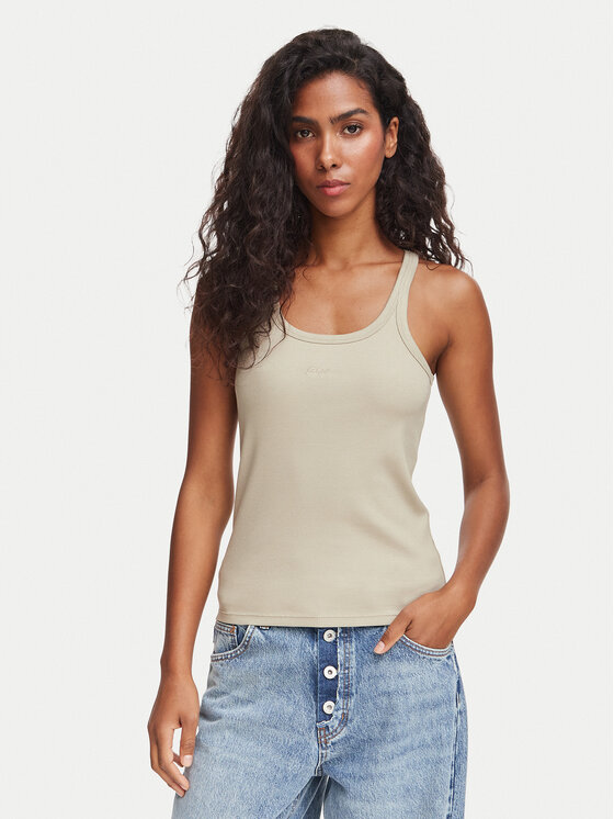 BOSS BOSS Top C_Epetite 50554664 Svetlo zelená Slim Fit