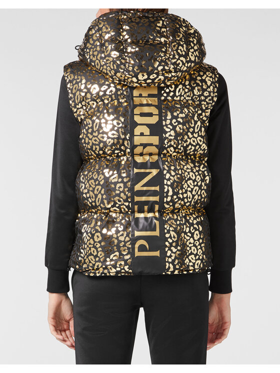 Plein Sport Plein Sport Bezrękawnik 227 Złoty Regular Fit