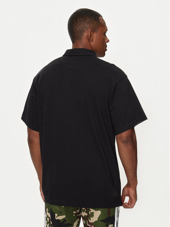 adidas adidas Polo Premium Essentials HR8677 Czarny Loose Fit