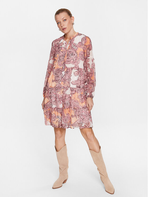 Marc Aurel Marc Aurel Rochie tip cămașă 6823 1011 24623 Colorat Relaxed Fit