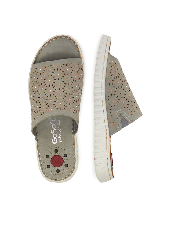 Go Soft Go Soft Klapki LA3J9143-4 Szary