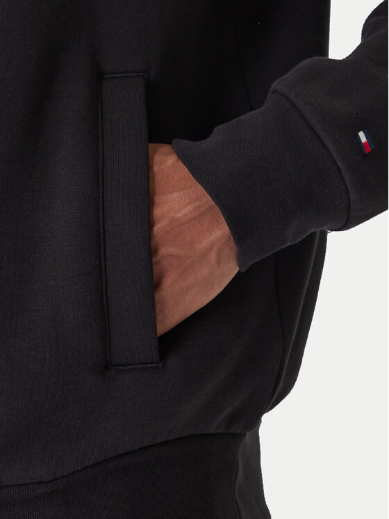 Tommy Hilfiger Tommy Hilfiger Суитшърт Arch Stand MW0MW41425 Черен Regular Fit