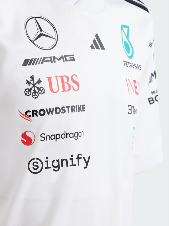 adidas adidas T-Shirt 148169 Biały Regular Fit
