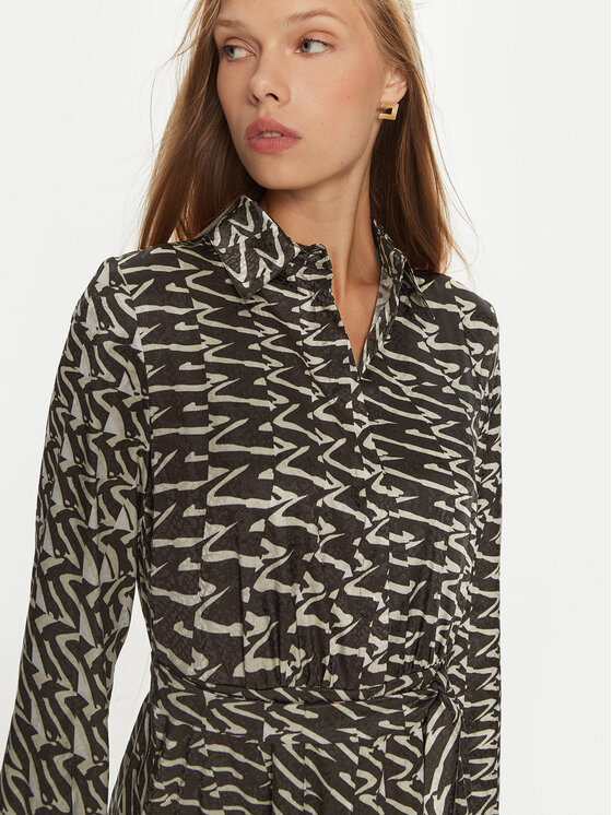 Marella Marella Vestito chemisier Gary 2423226082 Marrone Regular Fit