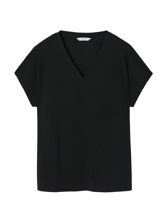 TATUUM TATUUM Bluzka NIRA Czarny Loose Fit