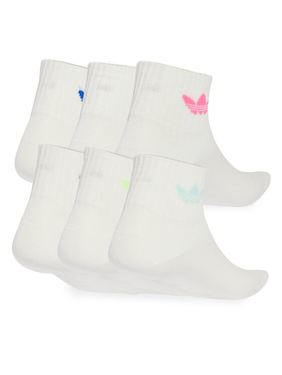 adidas adidas Set di 6 paia di calzini lunghi da bambini JW2939 Multicolore