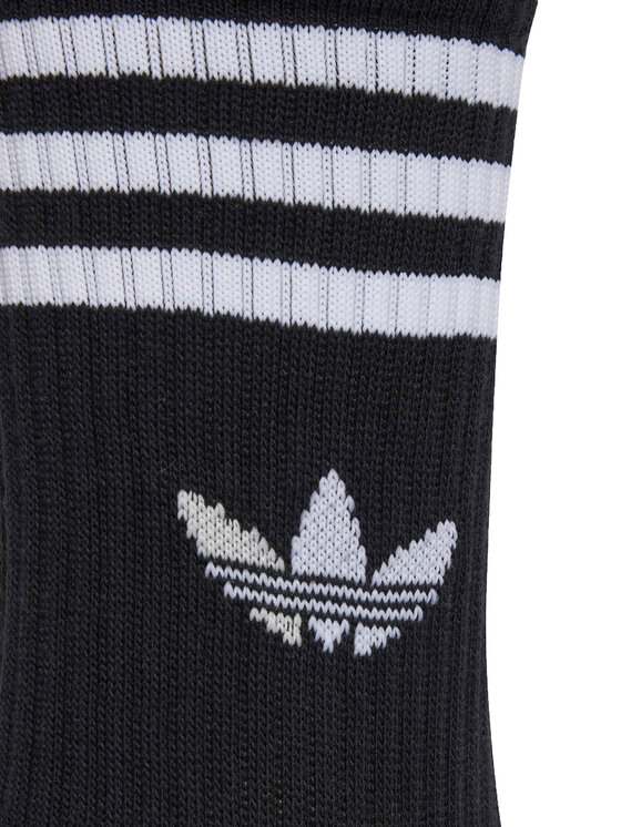 adidas adidas Омплект 6 чифта дълги чорапи унисекс 3-Stripes JV7411 Черен