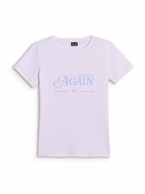 4F 4F T-Shirt APRES SEA Biały Slim Fit