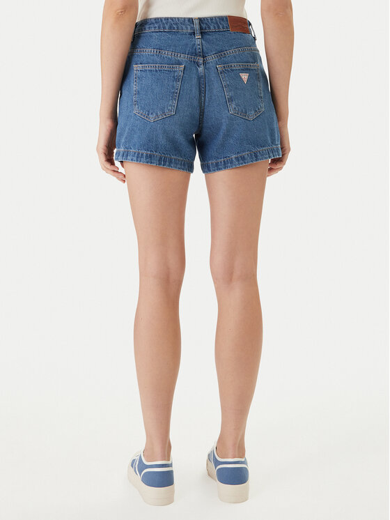 Guess Jeans Guess Jeans Kratke traperice W5GD0S D5O13 Plava Regular Fit