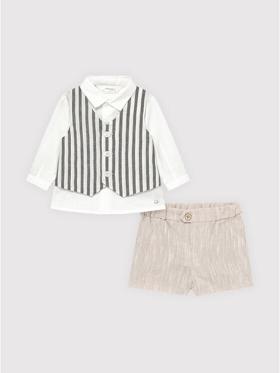 Completo camicia e pantaloncini 1213 Multicolore