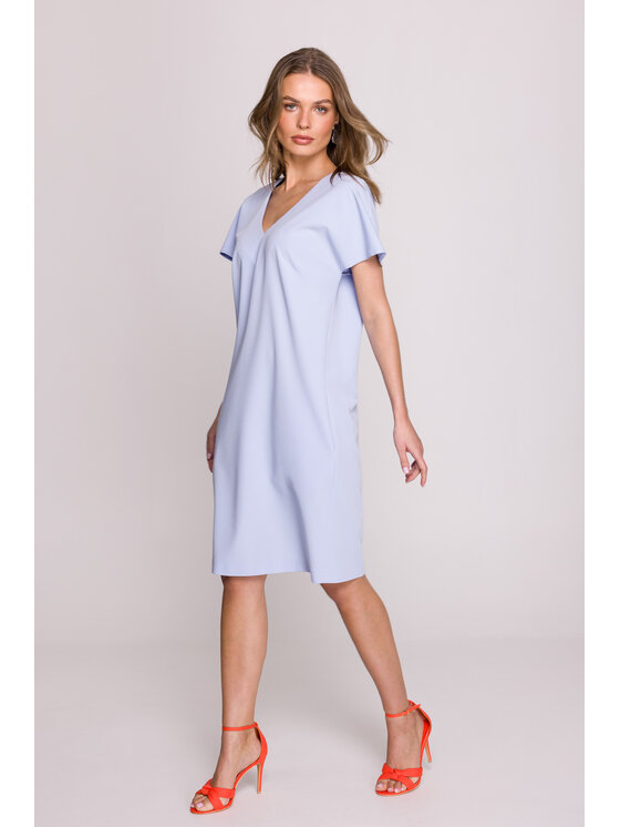 Stylove Stylove Letní šaty S392 Světle modrá Premium Fit