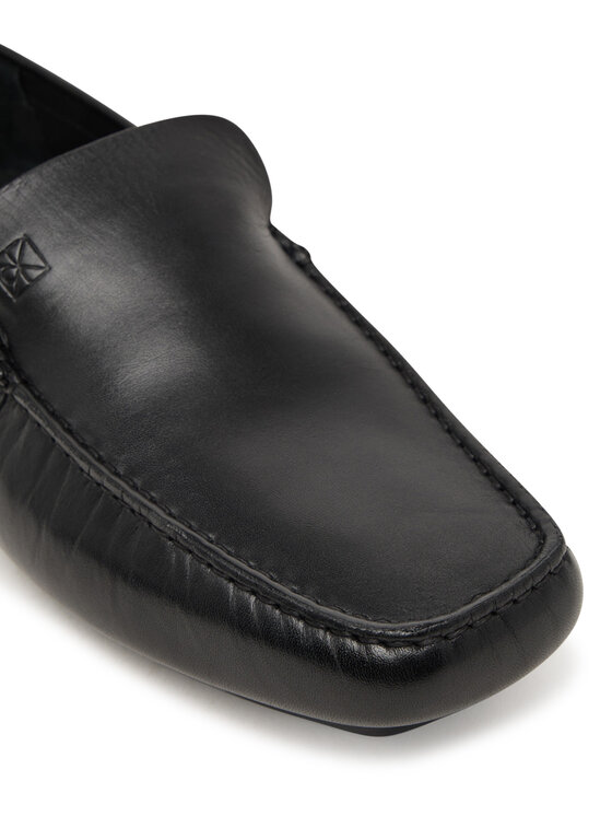 Calvin Klein Calvin Klein Mokasíny Driver Penny Embl Lth HM0HM02085 Čierna