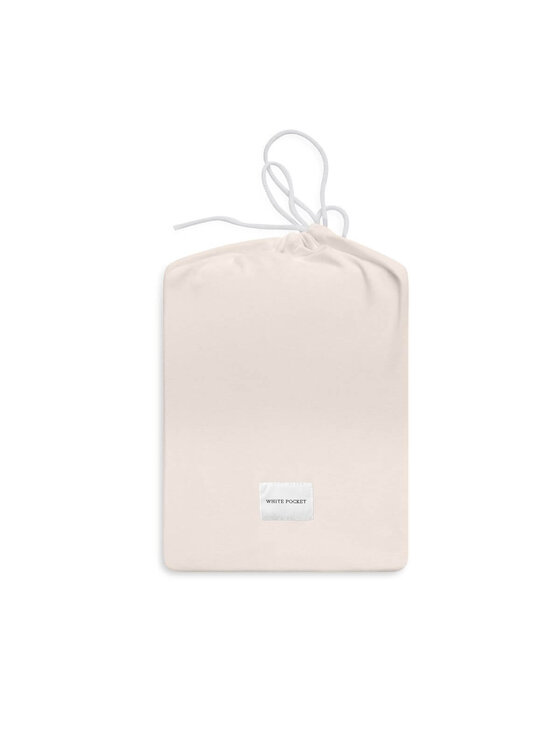White pocket White pocket Prześcieradło dzianinowe Beżowy
