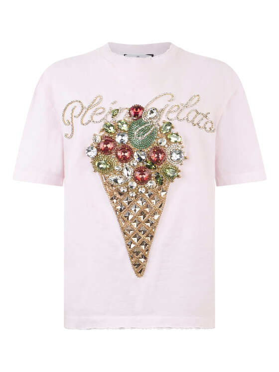 PHILIPP PLEIN PHILIPP PLEIN T-Shirt 30534 Růžová