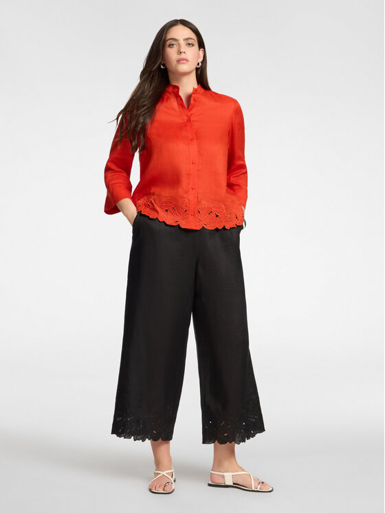 Elena Mirò Elena Mirò Spodnie materiałowe P003P000489N033 Czarny Regular Fit