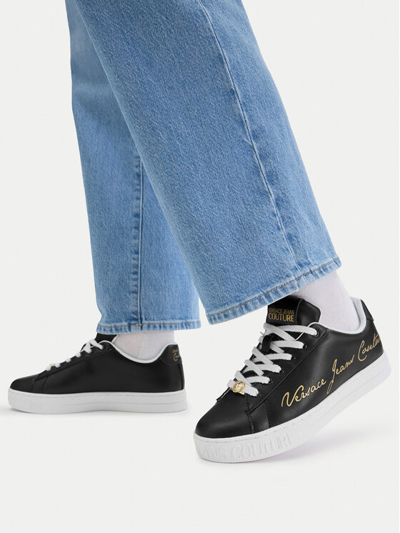 Versace Jeans Couture Sneakers 80VA3SKL ZPB77 G89 Negru