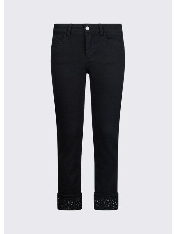 Liu Jo Liu Jo Spodnie materiałowe UA6006T259422222 Czarny Slim Fit