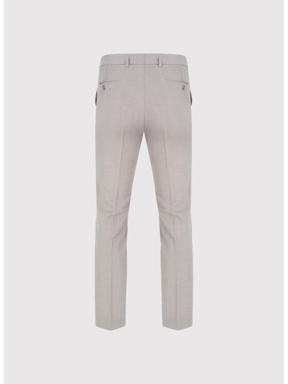 Pako Lorente Pako Lorente Spodnie garniturowe P25SF-6G-030 Beżowy Slim Fit