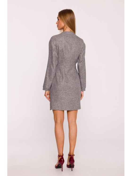Made of Emotion Made of Emotion Sukienka wieczorowa M871 Czarny Modern Slim Fit