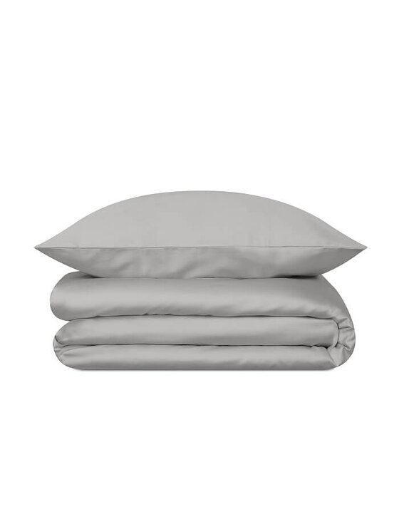 White pocket White pocket Komplet pościeli satynowa Szary