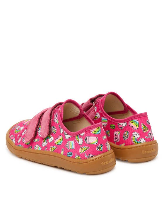 Froddo Froddo Papuče Barefoot Canvas G1700440-10 D Ružová