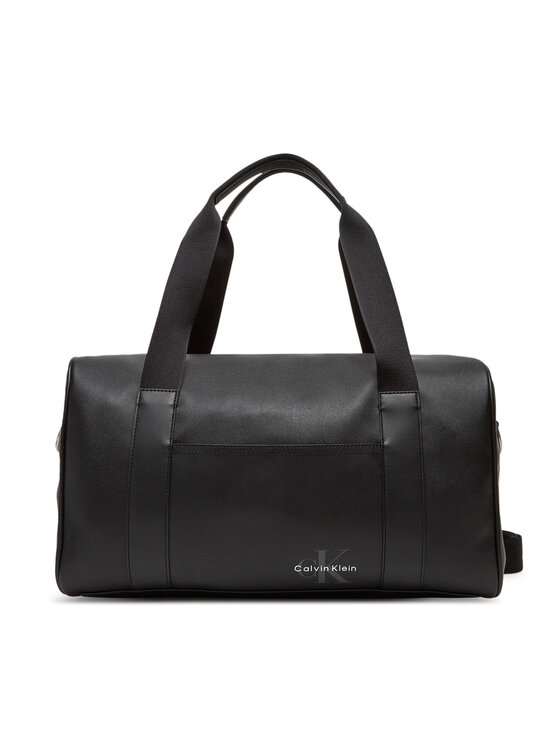 Torba Calvin Klein, Czarna, Mono Logo Duffle 42 LV04G3054G