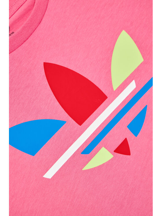 T-shirt Crop Top adicolor H32350 Rosa Loose Fit