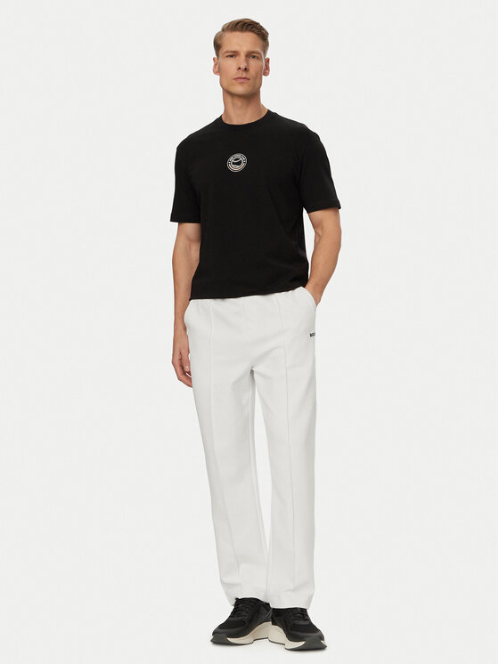 BOSS BOSS T-shirt Open 50560293 Crna Relaxed Fit