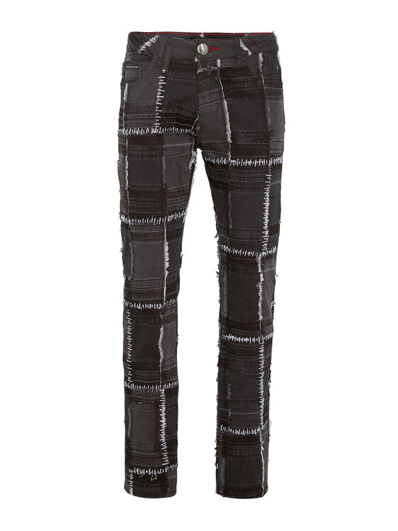 PHILIPP PLEIN PHILIPP PLEIN Jeansy 20697 Beżowy Straight Leg