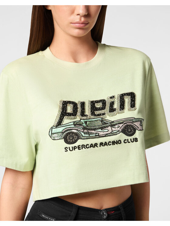 PHILIPP PLEIN PHILIPP PLEIN T-Shirt 22899 Zielony Regular Fit