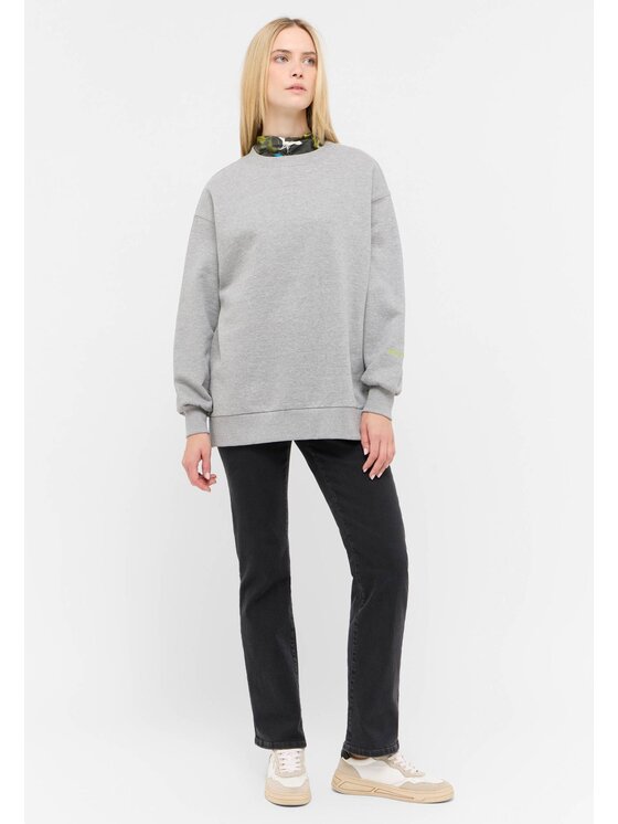 Mustang Mustang Felpa Kimberly Grigio Loose Fit