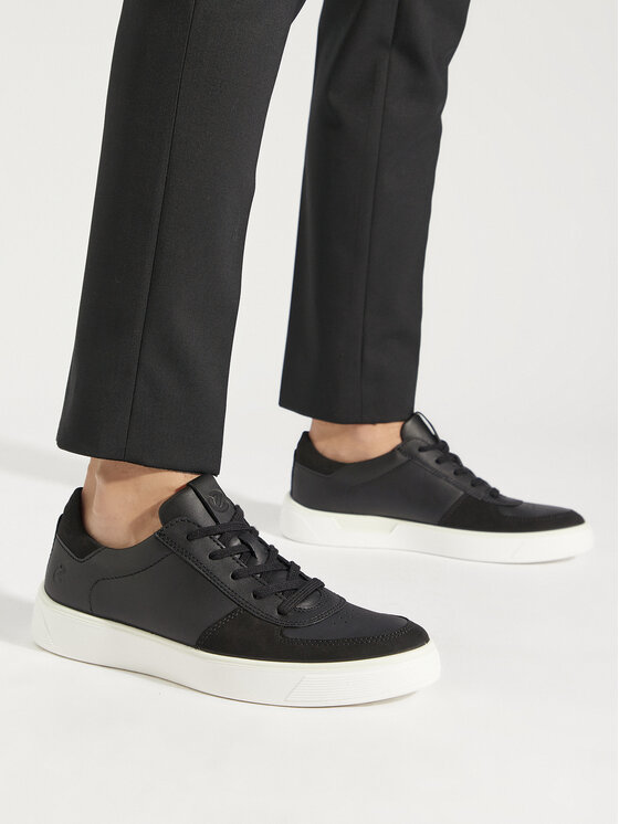 ECCO ECCO Sneakersy Street Tray 50480451052 Čierna