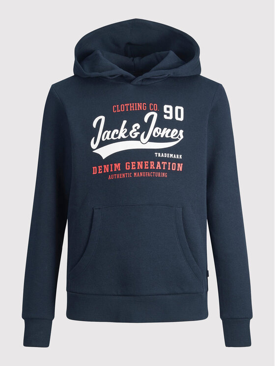 Jack&Jones Junior Jack&Jones Junior Džemperis Logo 12212287 Tamsiai mėlyna Regular Fit