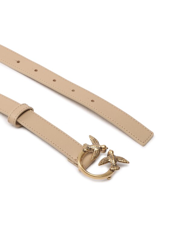 PINKO Pinko Naiste püksirihm Love Berry H2 Belt PE 23 PLT01 100143 A0F1 Beež