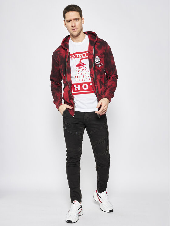 Dsquared2 Dsquared2 T-Shirt Hot Shower S74GD0651.S22427 Biały Regular Fit