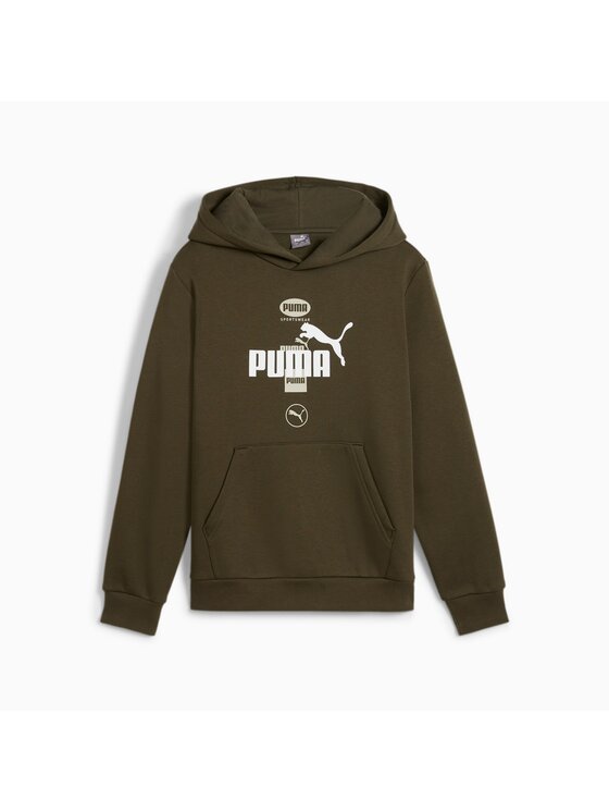 Puma Puma Bluza 681859 Zielony Regular Fit