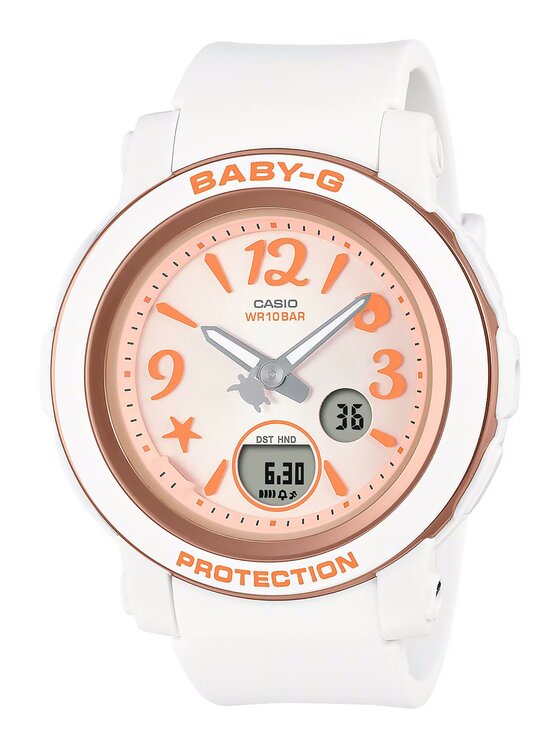 Baby-G Baby-G Zegarek Casio-BGA-290US-4AER Biały
