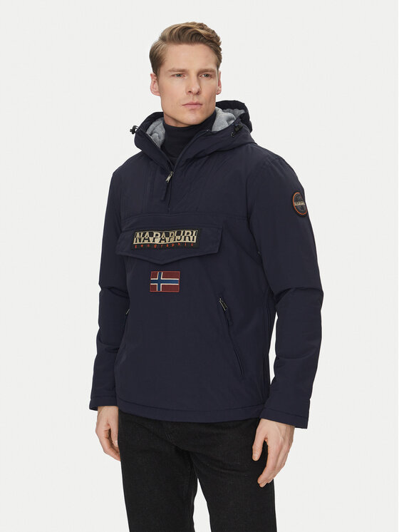 Napapijri Napapijri Anorák Rainforest Pocket 2 NP0A4GMD Sötétkék Regular Fit