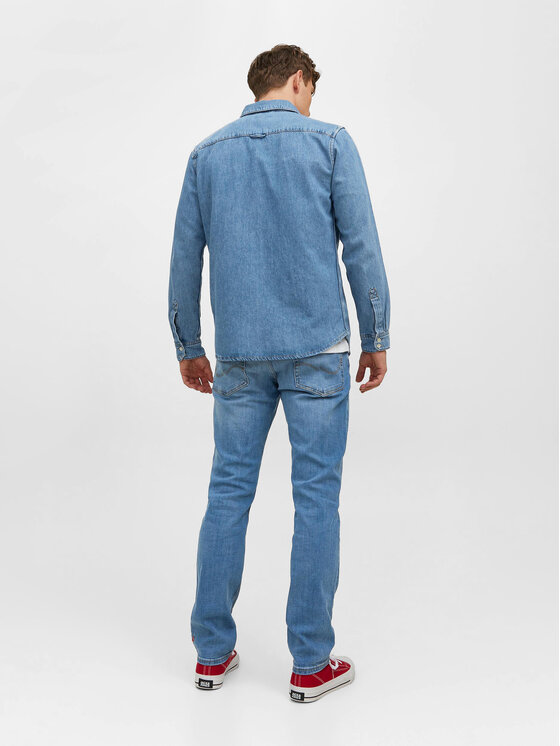 Jack&Jones Jack&Jones Traperice Tim 12223505 Plava Slim Fit