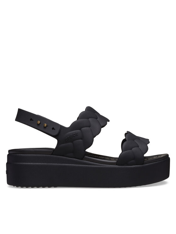 Crocs Crocs Sandály Brooklyn Woven Upper LW 209977 Černá