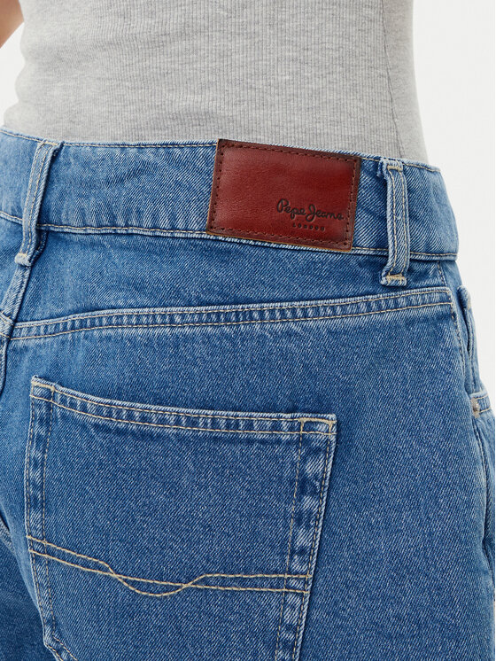 Pepe Jeans Pepe Jeans Džínsové šortky PL801189 Modrá Regular Fit