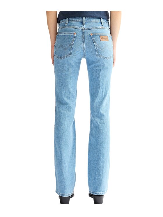 Wrangler Wrangler Jeansy Bootcut Niebieski Bootcut Fit