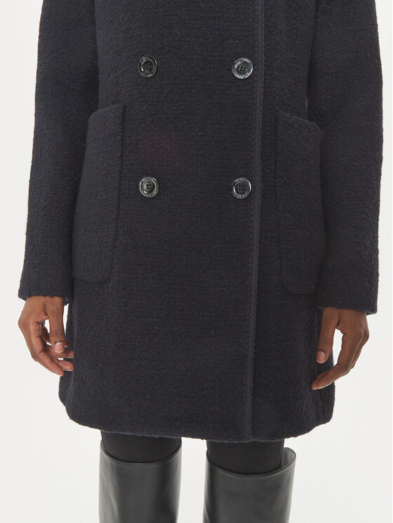 MICHAEL Michael Kors MICHAEL Michael Kors Вълнено палто 77B6754M12 Черен Slim Fit