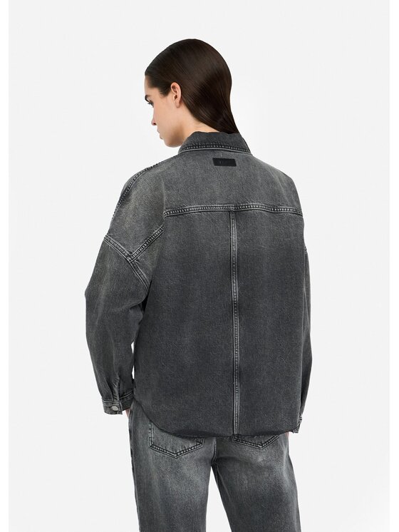 Liu Jo Liu Jo Giacca di jeans UF5111D485487455 Nero Regular Fit