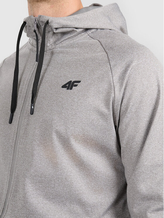 4F 4F Bluza 4FWAW26TFSWM0973-25M Szary Active Fit