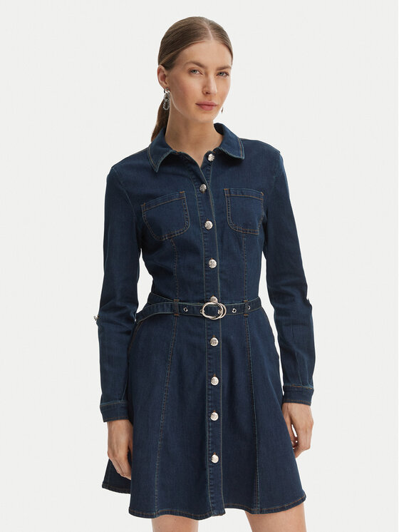 Morgan Morgan Vestito di jeans 261-RODEX Blu scuro Slim Fit