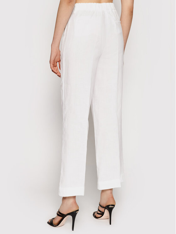 Marc O'Polo Marc O'Polo Штани з тканини 104 0645 10101 Білий Regular Fit