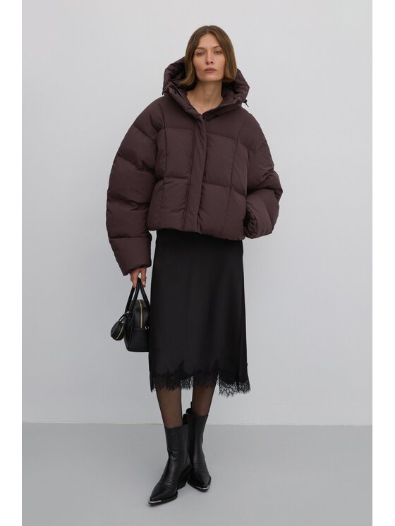 Estro Estro Giacca da donna ER00117989 Marrone Oversize